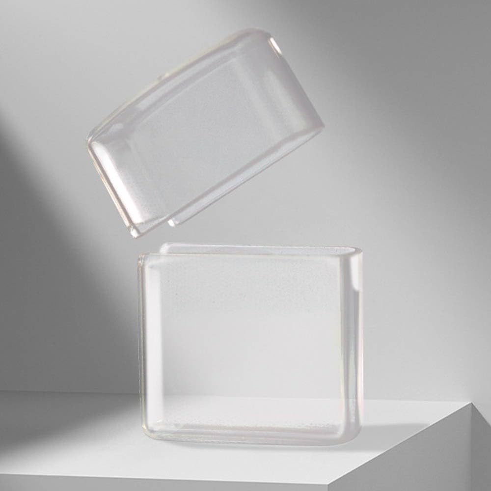 1Pc Clear TPU Case Cover Holder Sleeve Pouches Compatible with Zippo Lighters Scratch Proof Shockproof Protective