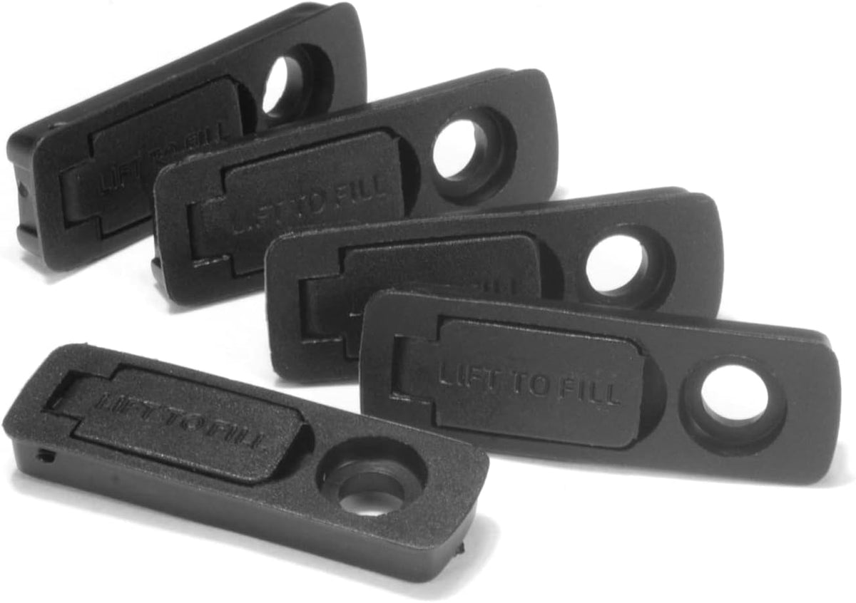 YUSUD 5PCS Lighter Gasket Seal, Anti-Evaporation Accessories for Lighter Insert (Black)