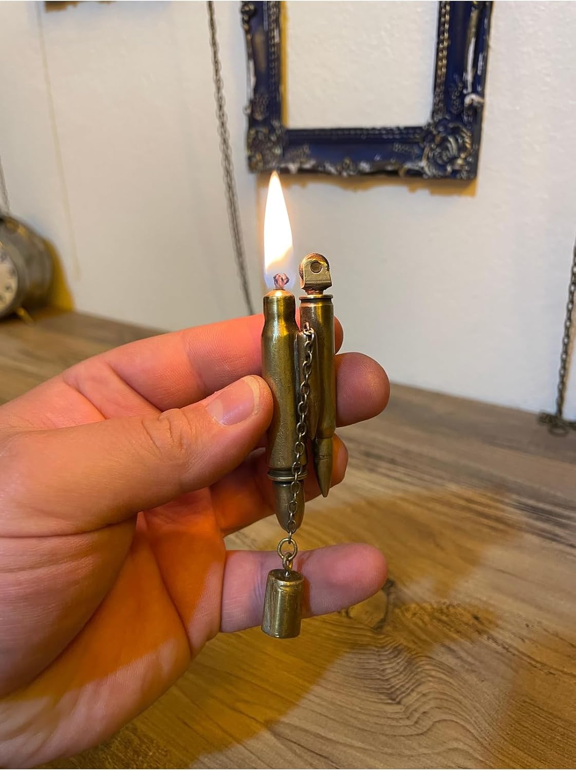 Antique Lighter Gold Finish Collectible Decorative Item for Display or Use Vintage Metal Zippo Style Fuel Lighter for Collectors and Enthusiasts - Gold