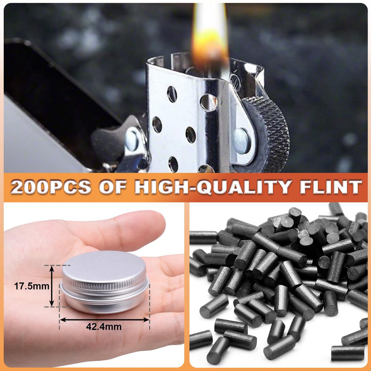2 Set Lighter Gasket Seal Metal Lighter Repair Insert Accessories Kit 1Ppcs Cotton Felt Pad with 3Pcs Rubber Seals for Lighter Bottom Seal(Sliver)